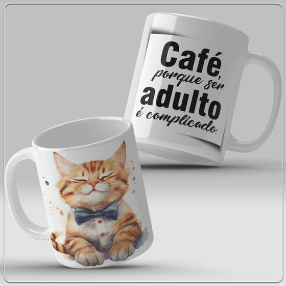 Imagem de Caneca café, porque ser adulto é complicado