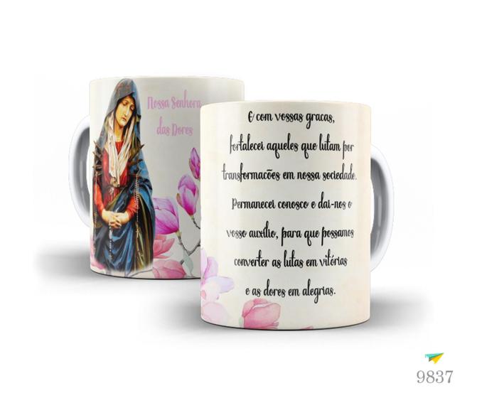 Imagem de Caneca Católica, Oração Nossa Senhora das Dores