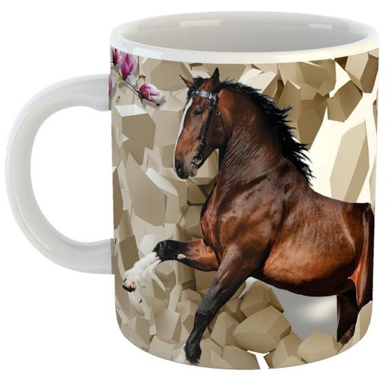 Imagem de Caneca cavalo presente animais horse lover safari