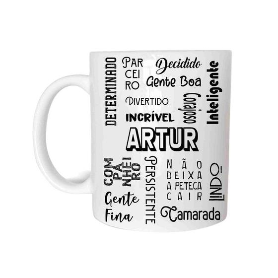 Imagem de Caneca Cerâmica 325ML Com Nome Artur