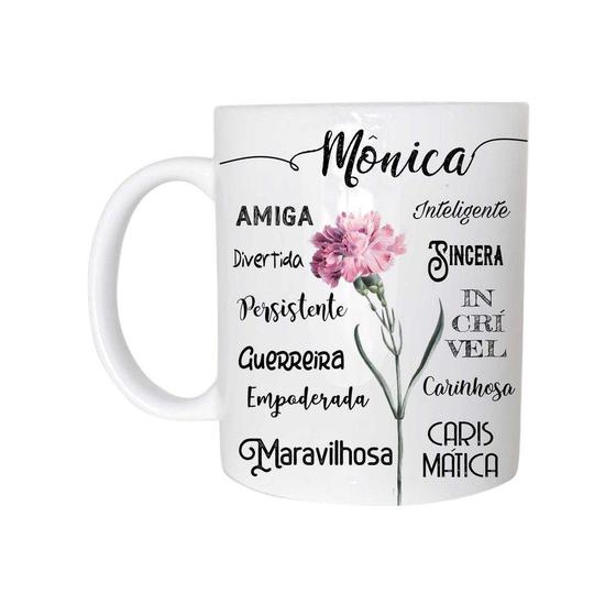 Imagem de Caneca Cerâmica 325ML Com Nome Mônica