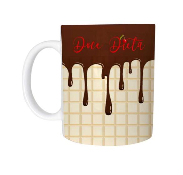 Imagem de Caneca Cerâmica 325ML Doce Dieta