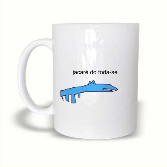 Imagem de Caneca Cerâmica 325ML Meme Jacaré Do Fodase