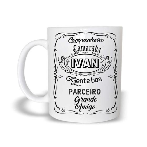 Imagem de Caneca Cerâmica 325ML Presente Especial Com Nome Ivan