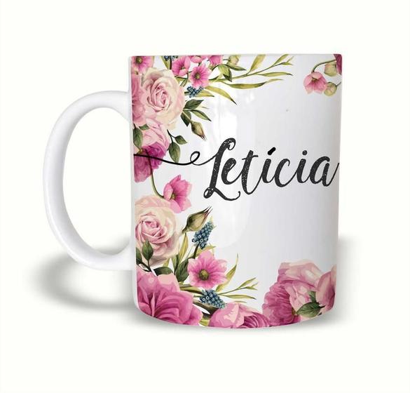 Imagem de Caneca Cerâmica 325ML Presente Especial De Natal Letícia