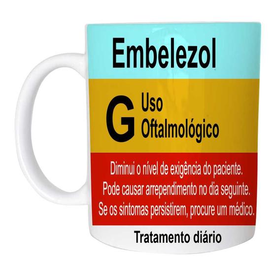 Imagem de Caneca Cerâmica 325ML Remédio Embelezol