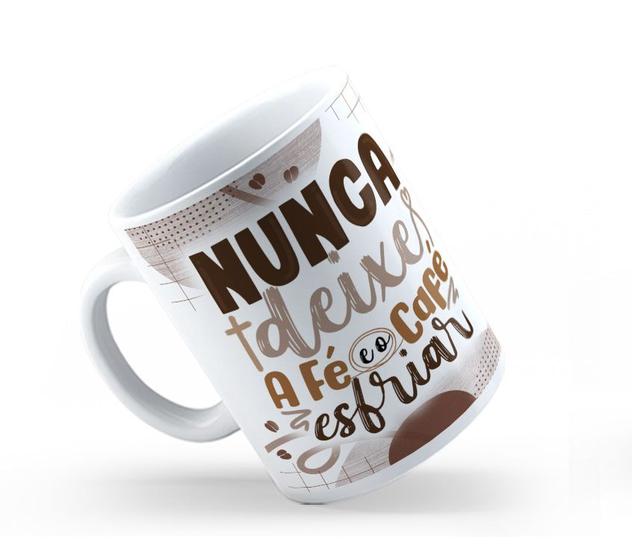 Imagem de Caneca Cerâmica Branca Flork Café 325ml