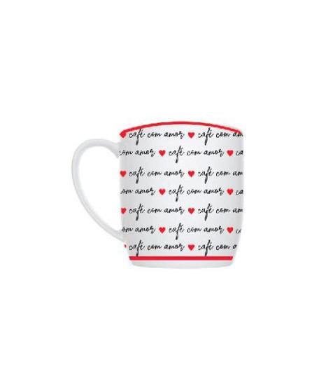 Imagem de Caneca Cerâmica Café com Amor 360ml Urban 1 Allmix