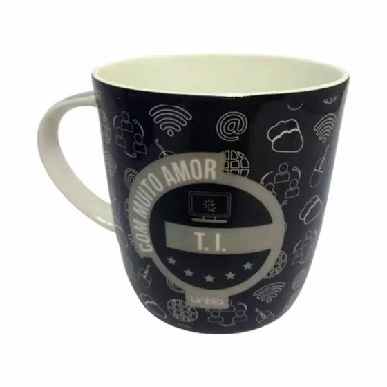 Imagem de Caneca ceramica com muito amor ti 390ml - unika