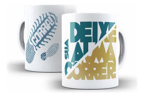 Imagem de Caneca Cerâmica Corrida Deixe Sua Alma Correr Presente 01738