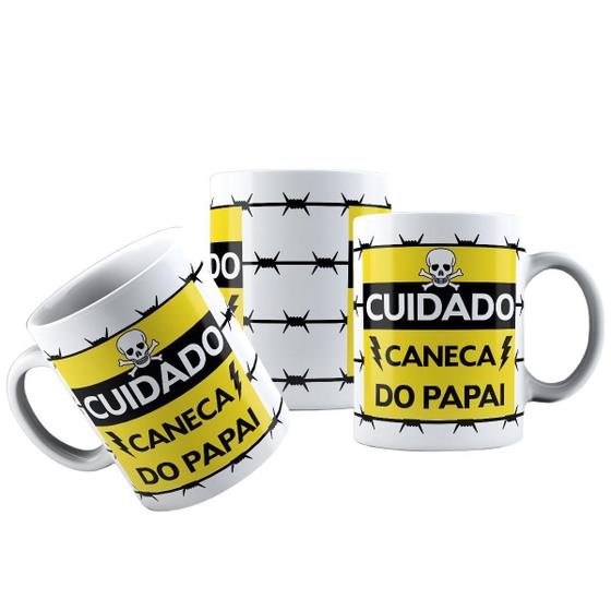 Imagem de Caneca Cerâmica Cuidado Caneca Do Papai Presente Engraçado