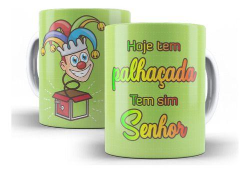 Imagem de Caneca Cerâmica Dia Palhaço Presente Desenho  2637