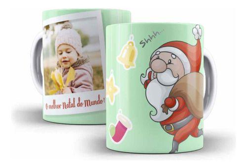 Imagem de Caneca Cerâmica Lindo Presente Natal Foto Noel Natalino 5960