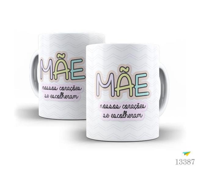 Imagem de Caneca Cerâmica Mãe de Coração Presente Especial 13387