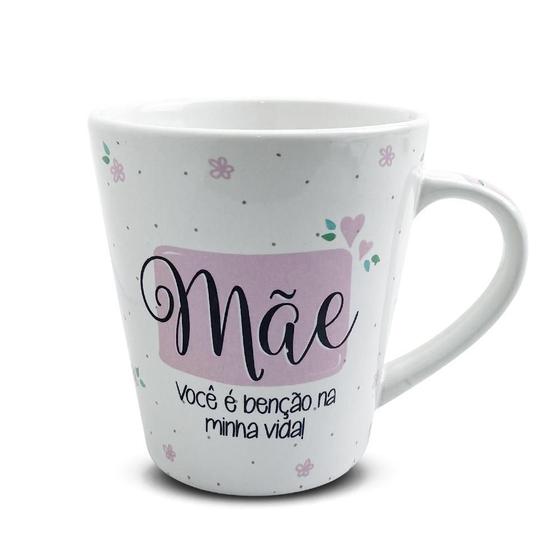 Imagem de Caneca Cerâmica Mãe Você É Benção Na Minha Vida 300Ml