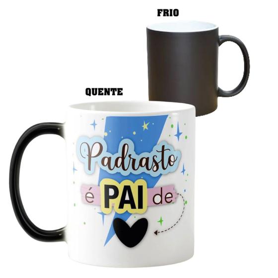 Imagem de Caneca Cerâmica Mágica Presente Criativo Padrasto Especial