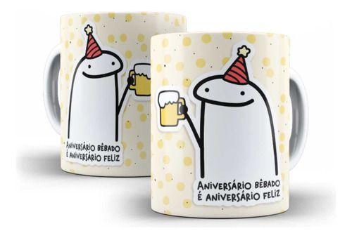 Imagem de Caneca Cerâmica Niver Flork Aniversário Florky Divertida