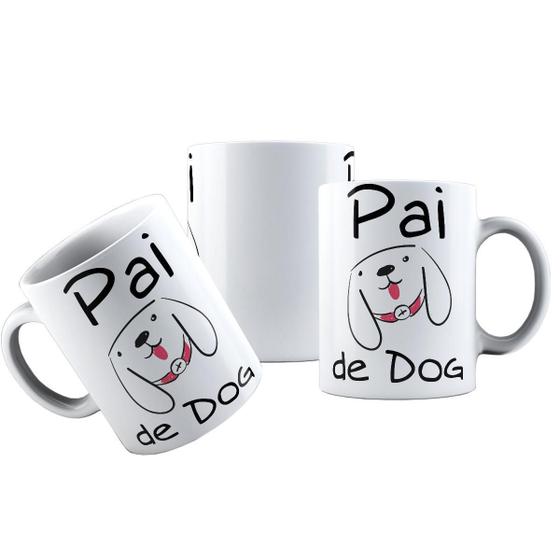 Imagem de Caneca Cerâmica Pai De Dog Presente Dia Dos Pais Pai Pet