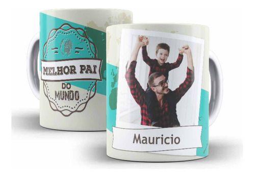 Imagem de Caneca Cerâmica Personalizada Foto Nome Melhor Pai 01926