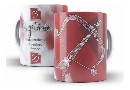 Imagem de Caneca Cerâmica Sagitariano Signo Presente Legal Barato01165