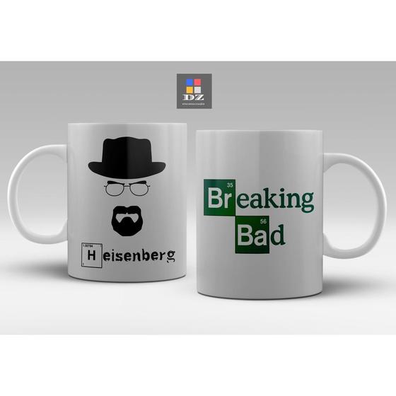 Imagem de Caneca Cerâmica Série Breaking Bad ( Heisenberg ) 325ml Porcelana