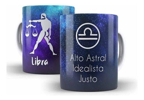 Imagem de Caneca Cerâmica Signo Libra Características Justo -01174