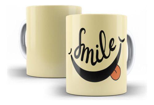 Imagem de Caneca Cerâmica Smile Sorriso Divertido  2237