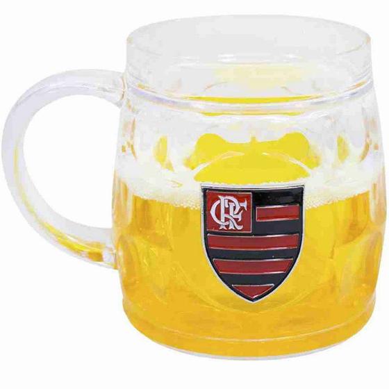 Imagem de Caneca Cerveja Base Grossa 400ml - Flamengo