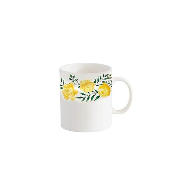 Imagem de Caneca Chá Cerâmica Alice 318Ml Amarelo