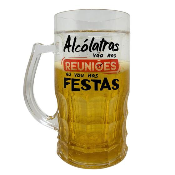 Imagem de Caneca Chopp Gel Congelável Frases Divertidas Presenteável