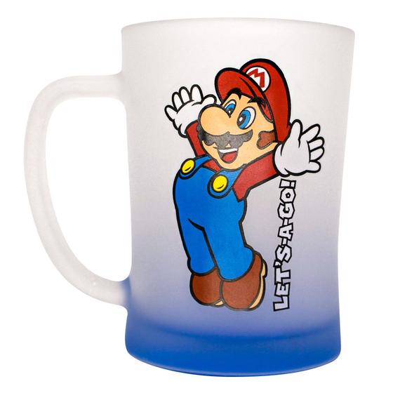 Imagem de Caneca chopp mario lets go