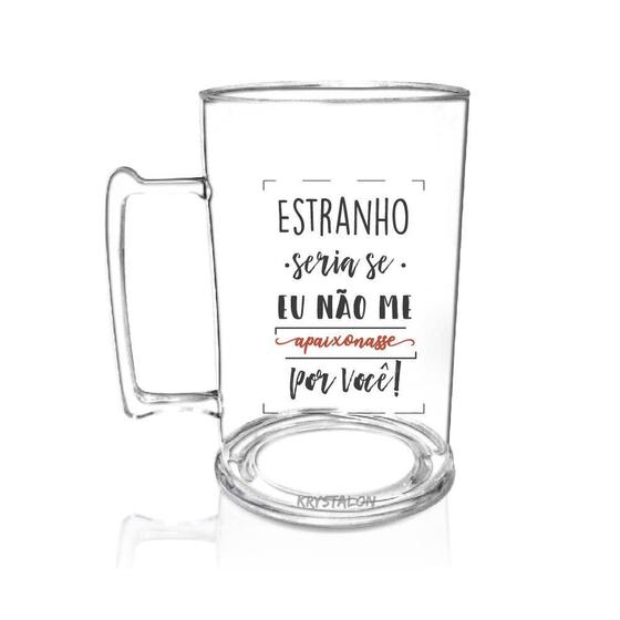 Imagem de Caneca Chopp Personalizada Para Dia Das Mães Estranho Seria