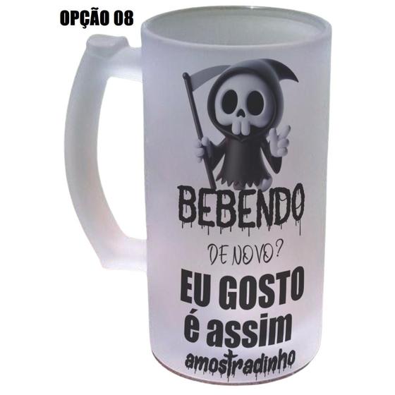 Imagem de Caneca Chopp Vidro 475ml Hummm Eu Gosto Assim Amostradinho