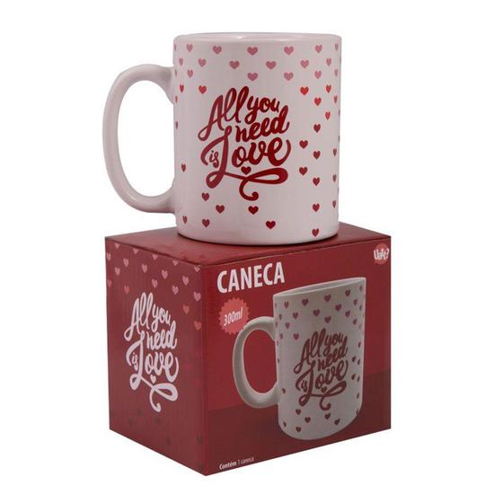 Imagem de Caneca Cilindrica - All You Need is Love - Uatt