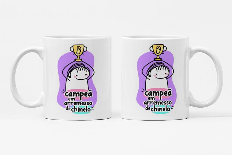 Imagem de Caneca Coisas de Mãe "Campeã em Arremesso de Chinelo" Flork