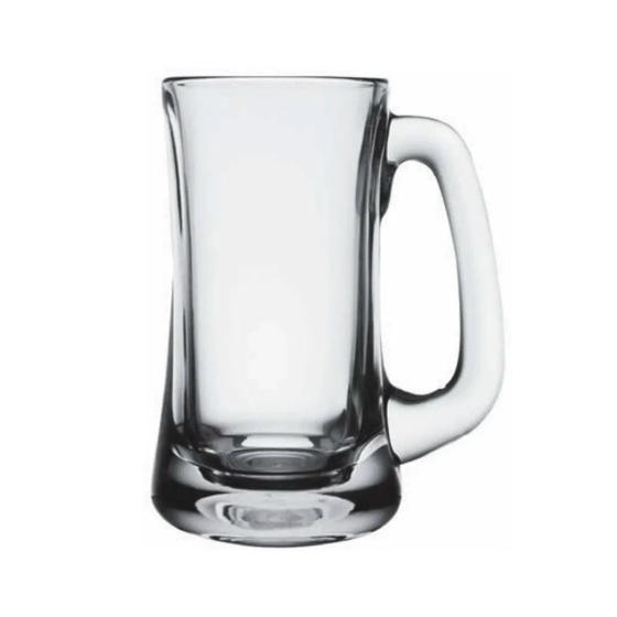 Imagem de Caneca Com Alça De Cerveja E Chopp 350 ML Vidro Resistente