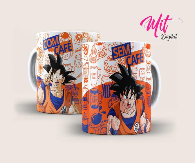 Imagem de Caneca Com Café, sem Café Goku