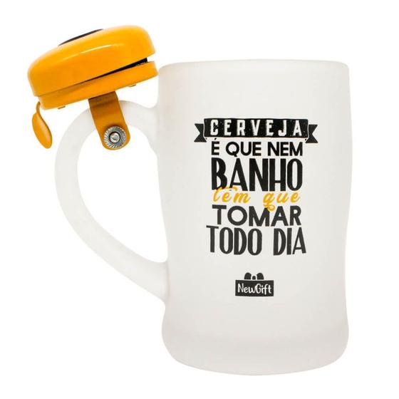 Imagem de Caneca Com Campainha 400ml Tomar Todo Dia