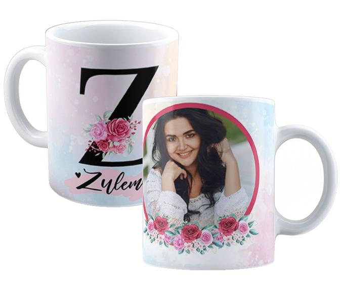 Imagem de Caneca com foto inicial e qualquer nome personalizados