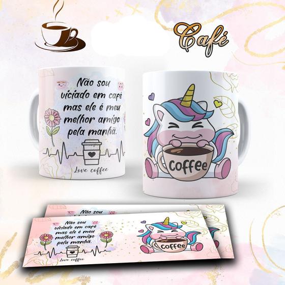 Imagem de Caneca com frases sobre café
