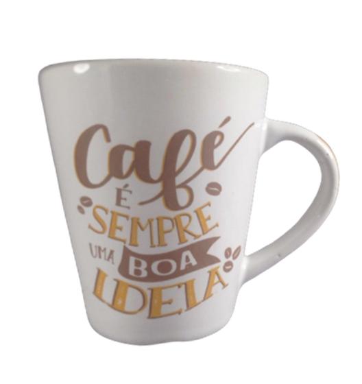Imagem de Caneca Com Mensagem Positivas Cerâmica 300 ML