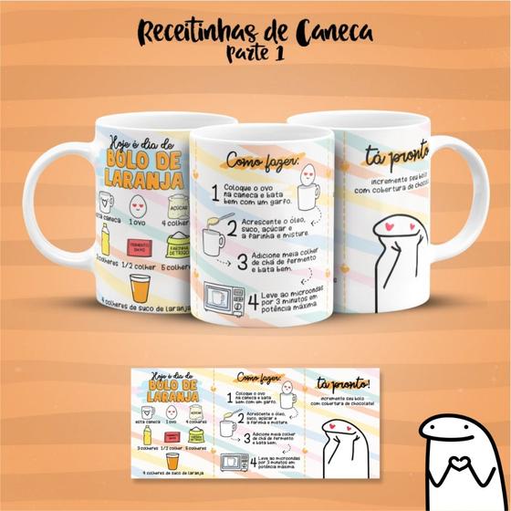 Imagem de Caneca com Receita / Bolo de Caneca - Bolo de Laranja