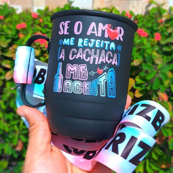 Imagem de Caneca com tirante personalizado - Aluminio