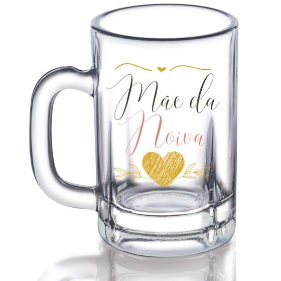 Imagem de Caneca Conica Personalizada Mãe Pai da Noiva do Noivo Presente Casamento Madrinha Padrinho