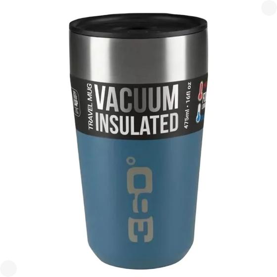 Imagem de Caneca Copo Térmico Azul Inox 360 A Vácuo 475ml 809035 - Nautika