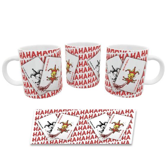 Imagem de Caneca Curinga Joker Hahaha Vermelho Presente Criativo Geek