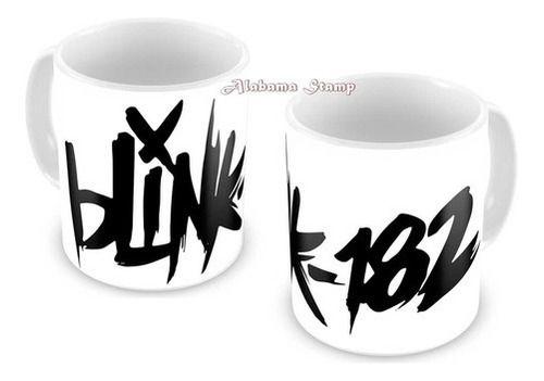 Imagem de Caneca De Bandas De Rock Logotipo Blink 182 Punk Hard Core