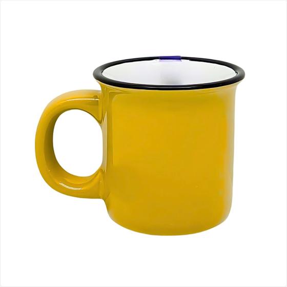 Imagem de Caneca de Café Orchid Retrô Em Cerâmica 95ml