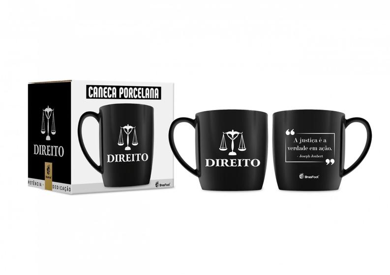 Imagem de Caneca de cafe ubi 300ml cursos profissões - direito - Brasfoot Presentes