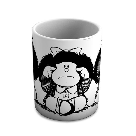 Imagem de Caneca de Ceramica Desenho Animado Mafalda 325 ml